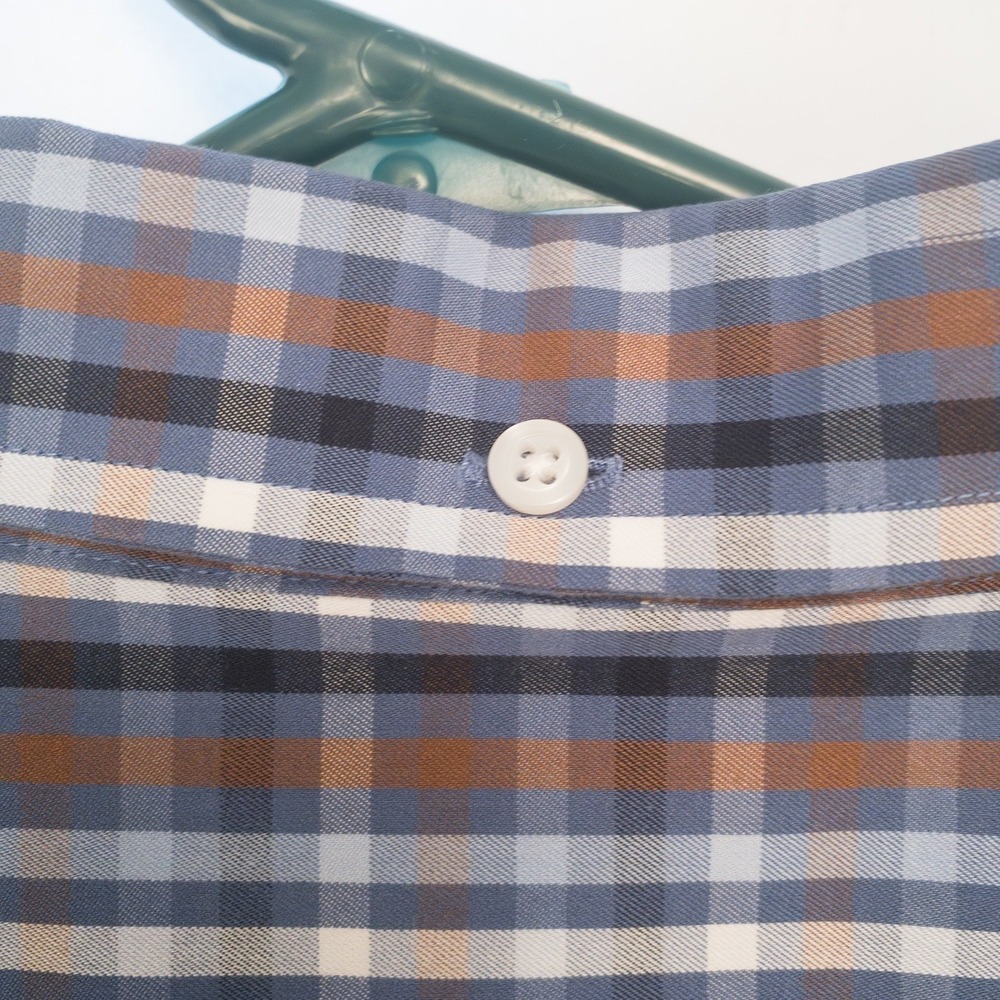 Duluth Trading Co WrinkleFighter Mens XL Plaid Button Down Long Sleeve Shirt - Picture 6 of 10
